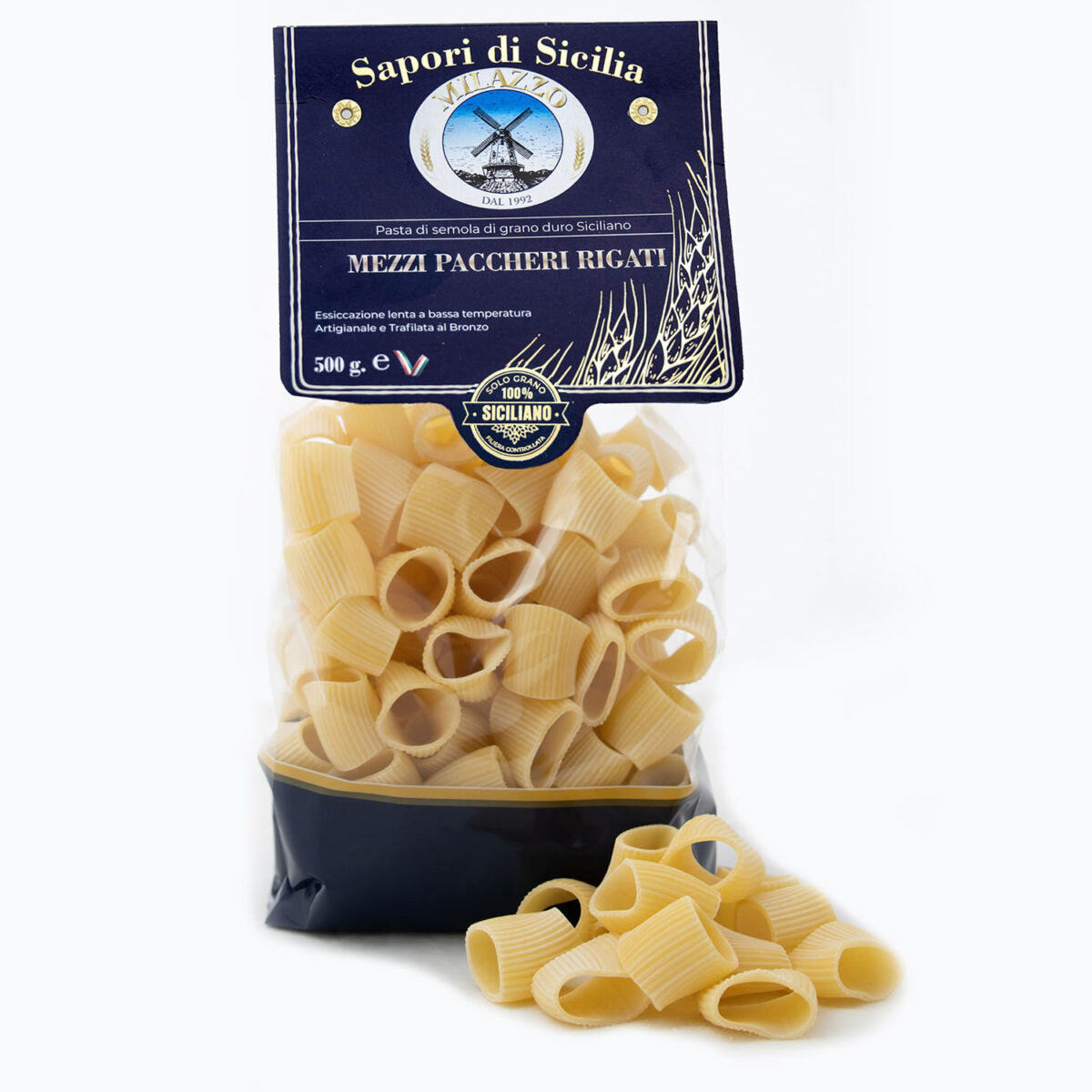 Mezzi Paccheri rigati