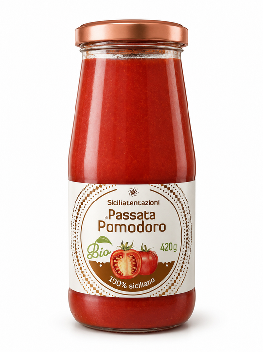 Bio Passata di Pomodoro aus Sizilien 420 g | 100% sizilianische Tomaten